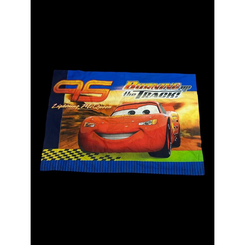 Disney Pixar Cars Lightning McQueen Tow Mater Pillowcase Double Sided Standard